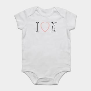 I Love Yoga Baby Bodysuit